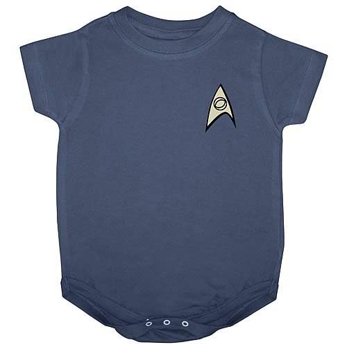 Star Trek Science Uniform Onesie